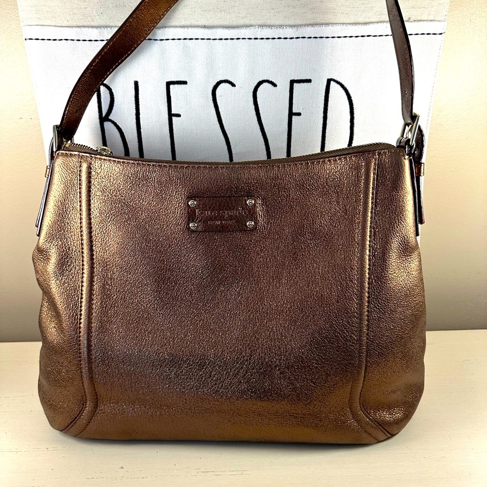 Kate Spade Brown Metallic Purse
